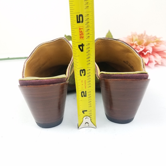 The Old Gringo Western green and brown mules sz8.5 - Picture 3 of 8
